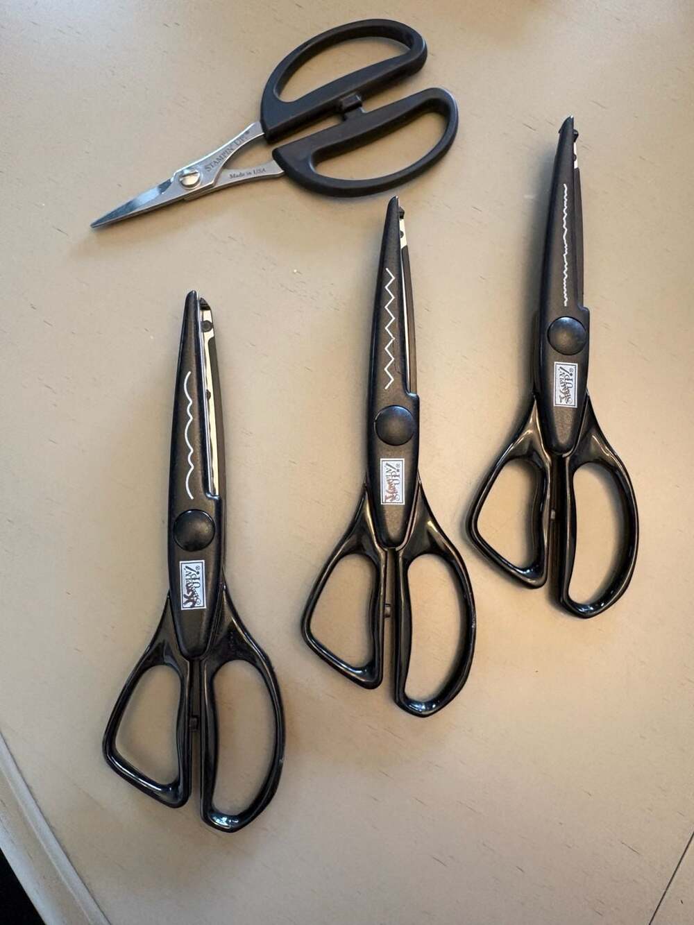 Stampin' Up! Decorative Edge Paper Edgers Scissors and Stamp Cutting Scissors